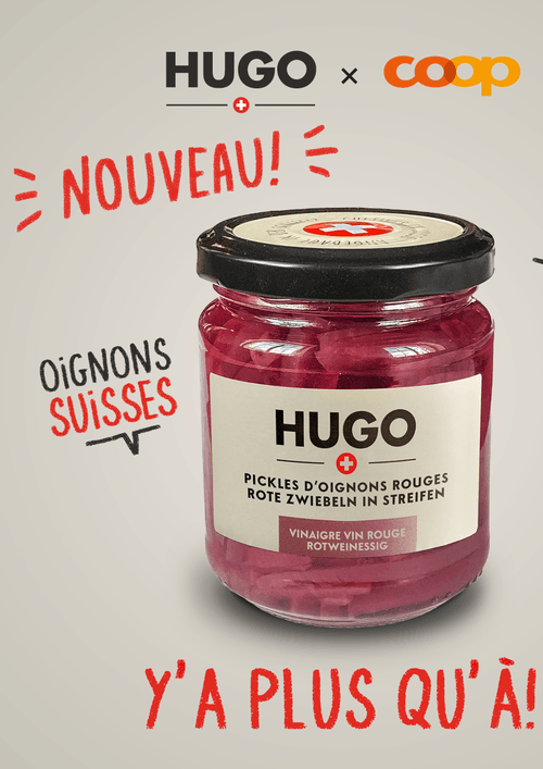 Découvrez le petit dernier de la famille HUGO : l'oignon rouge en lamelles !